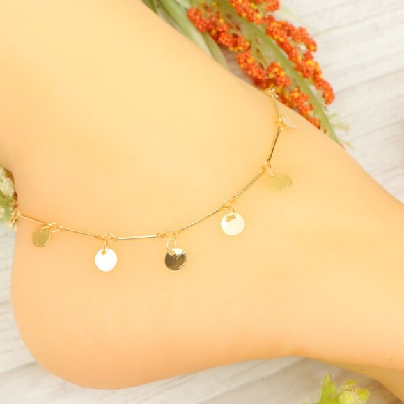 "Handmade Anklet – Elegant & Delicate Jewelry for Women | UNVRC1124 - Picture 7 of 10